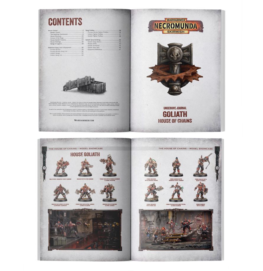 ( Pre order ) Underhive Journal: Goliath – The House of Chains
