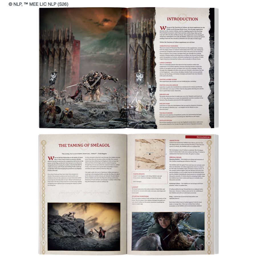 ( Pre order ) Middle-earth™ Strategy Battle Game Journal: The Treachery of Gollum™ (English)