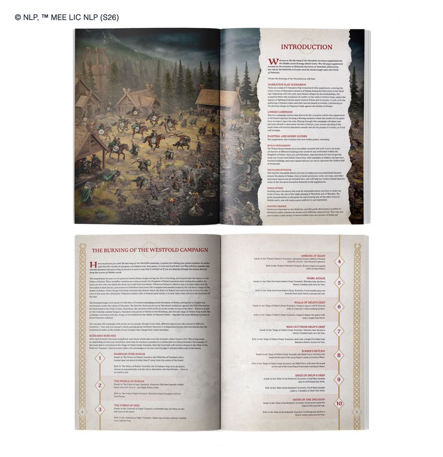 (Pre Ordine )Middle-earth™ Strategy Battle Game: The Burning of the Westfold™ (English)