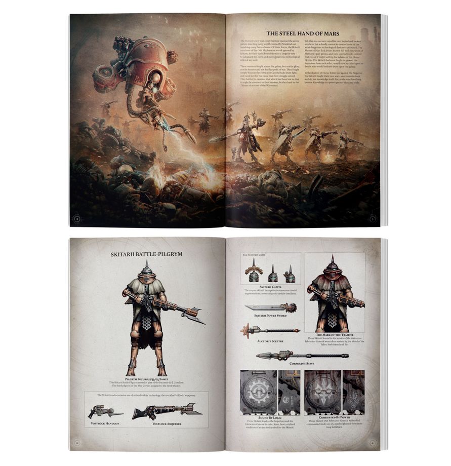 ( Pre Order ) Journal Tactica: Skitarii – The Steel Hand of Mars (English)