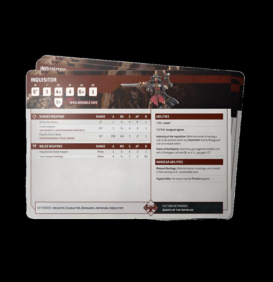 DATASHEET CARDS: IMPERIAL AGENTS (ENG)