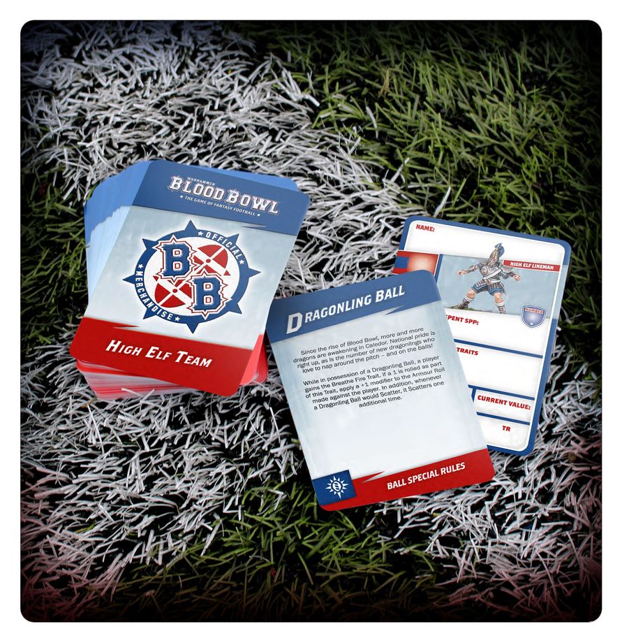 High Elf Team Reference Card Pack