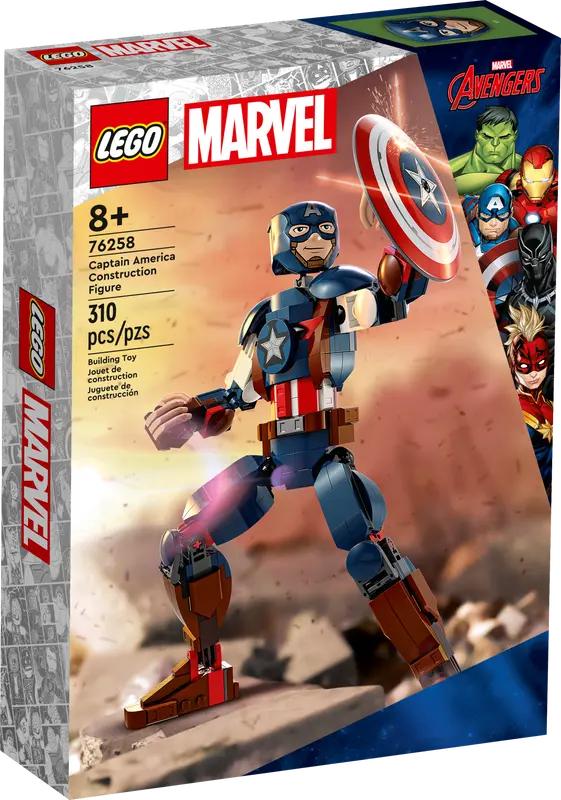 LEGO® Marvel 76258 Captain America Construction Figure