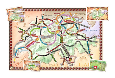 Ticket To Ride - India + Switzerland