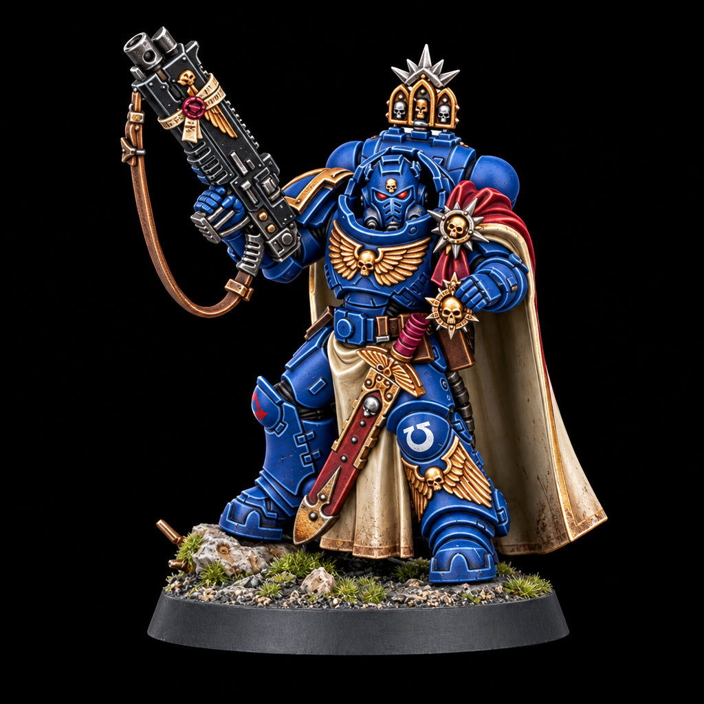 Captain in Gravis Armour with Master-crafted Heavy Bolt Rifle