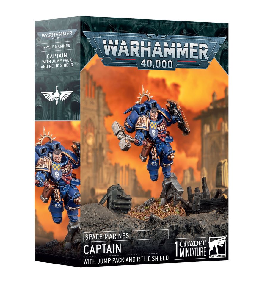 ( Pre order ) Capitano con reattori dorsali e scudo reliquia