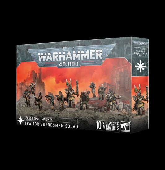 CHAOS SPACE MARINES: Traitor Guardsmen Squad