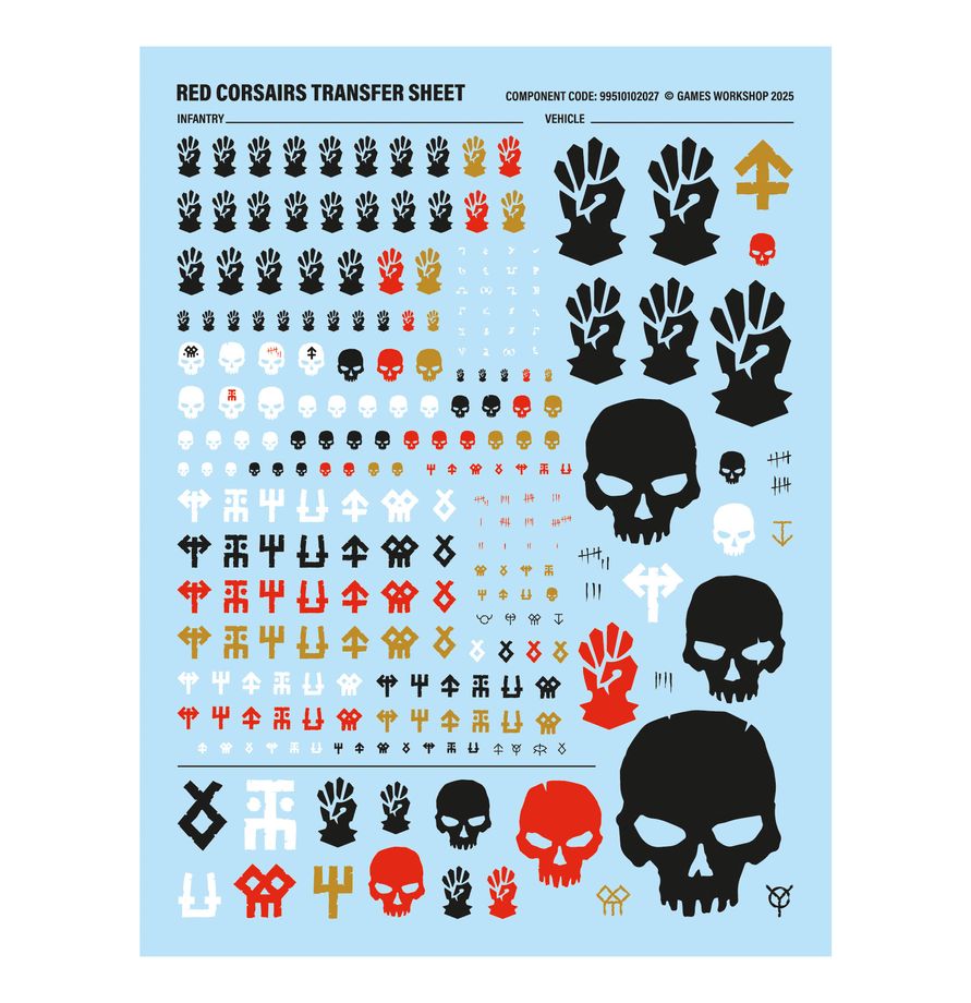 Red Corsairs Upgrades and Transfers