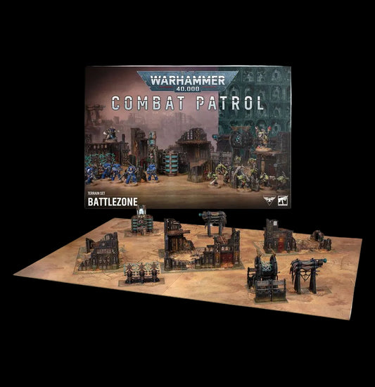 ( Pre order ) Zona di battaglia del set di terreno per pattuglia di combattimento