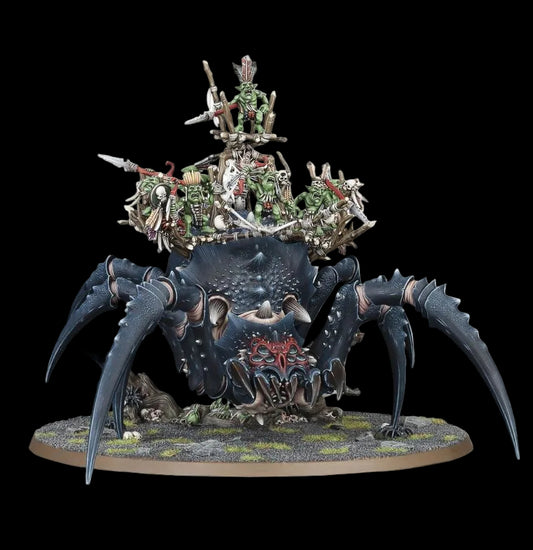 Arachnarok Spider with Spiderfang Warparty
