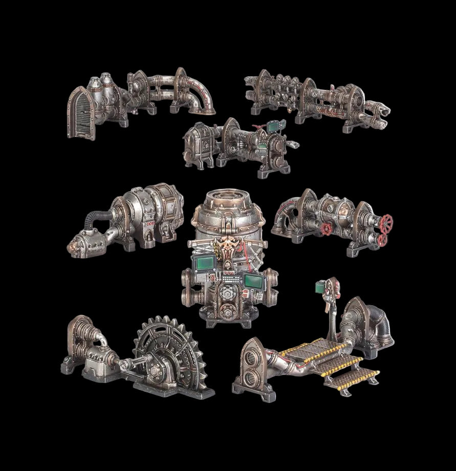 ( Pre order ) Warhammer Necromunda: Zone Mortalis Factoria Pipes