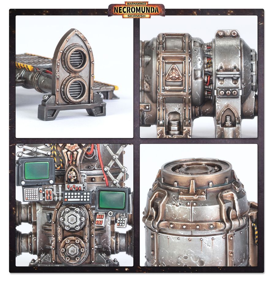 ( Pre order ) Warhammer Necromunda: Zone Mortalis Factoria Pipes