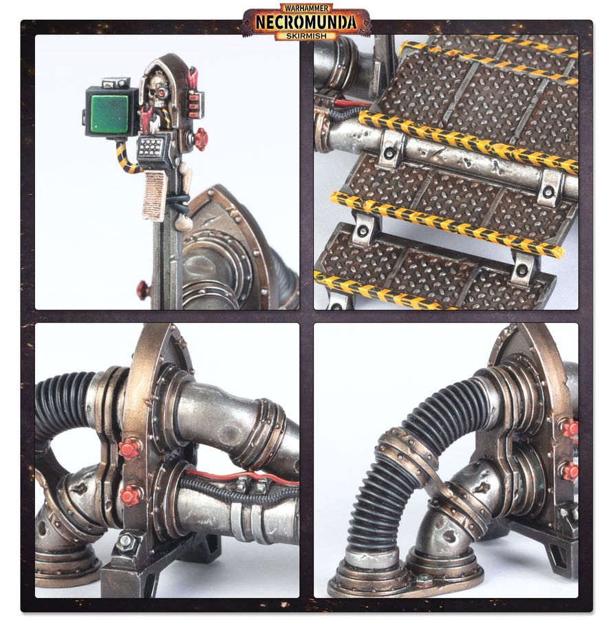 ( Pre order ) Warhammer Necromunda: Zone Mortalis Factoria Pipes