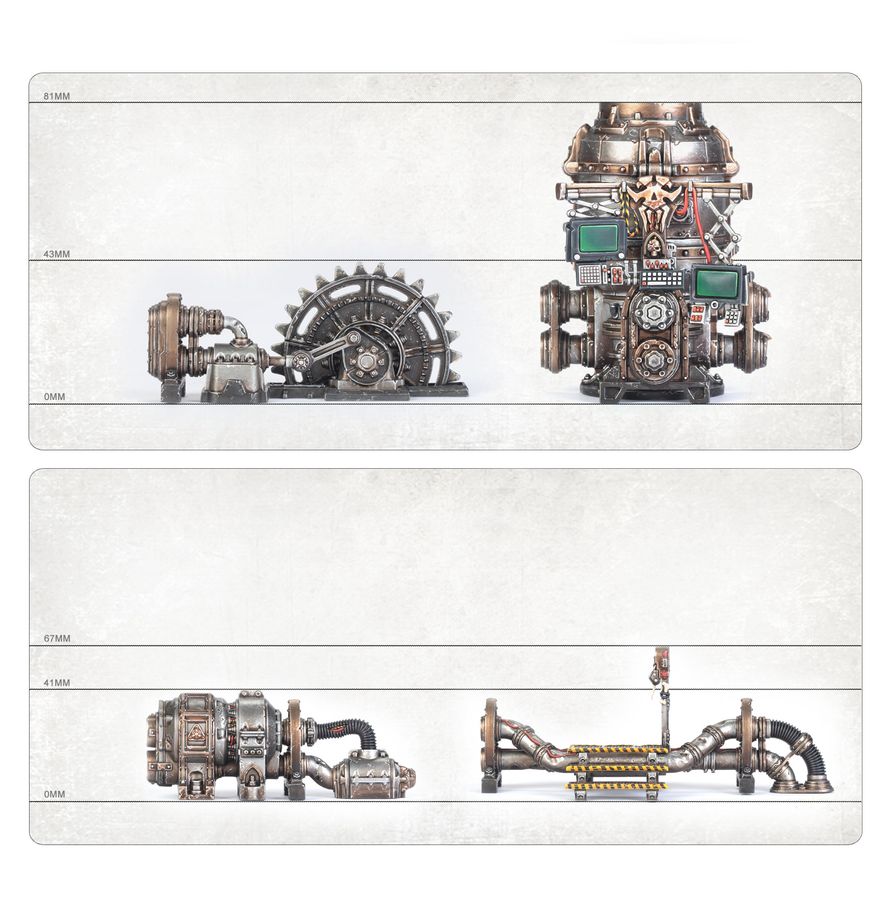 ( Pre order ) Warhammer Necromunda: Zone Mortalis Factoria Pipes
