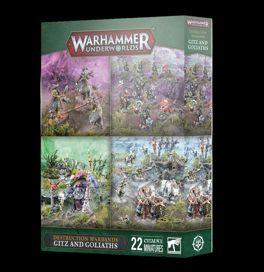 Destruction Warbands: Gitz and Goliaths