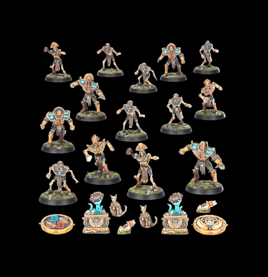 Tomb Kings Blood Bowl Team: The Nehekhara Nightmares