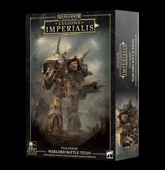 ( Pre order ) Legions Imperialis: Warlord Titan with Quake Cannon and Conversion Beam Extirpator