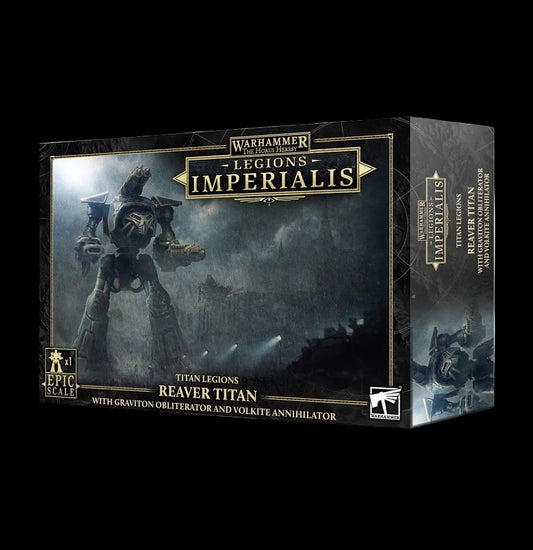 ( Pre order )Legions Imperialis: Reaver Titan with Graviton Obliterator and Volkite Annihilator