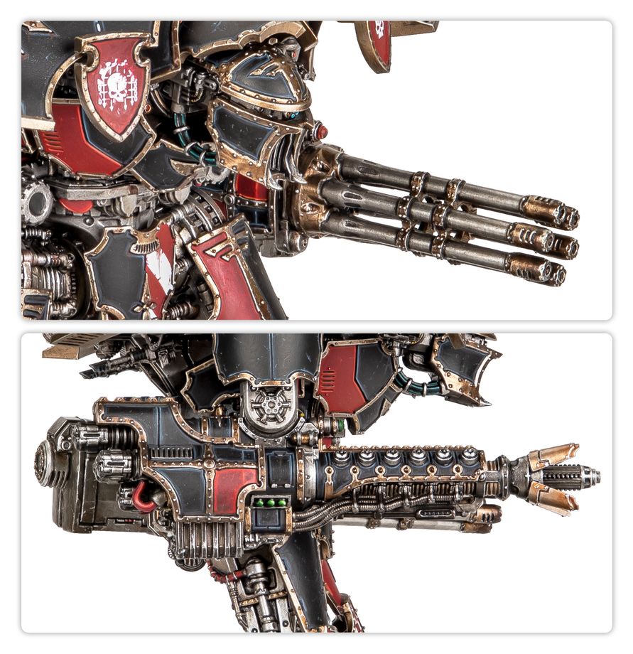 ( Pre order ) Legions Imperialis: Warlord Titan with Volkite Destructor and Macro-Gatling Blaster