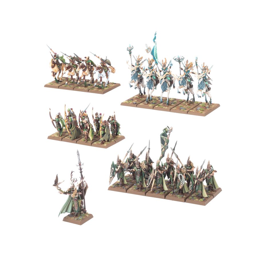 ( Pre Order ) Wood Elf Realms: Battle March Army