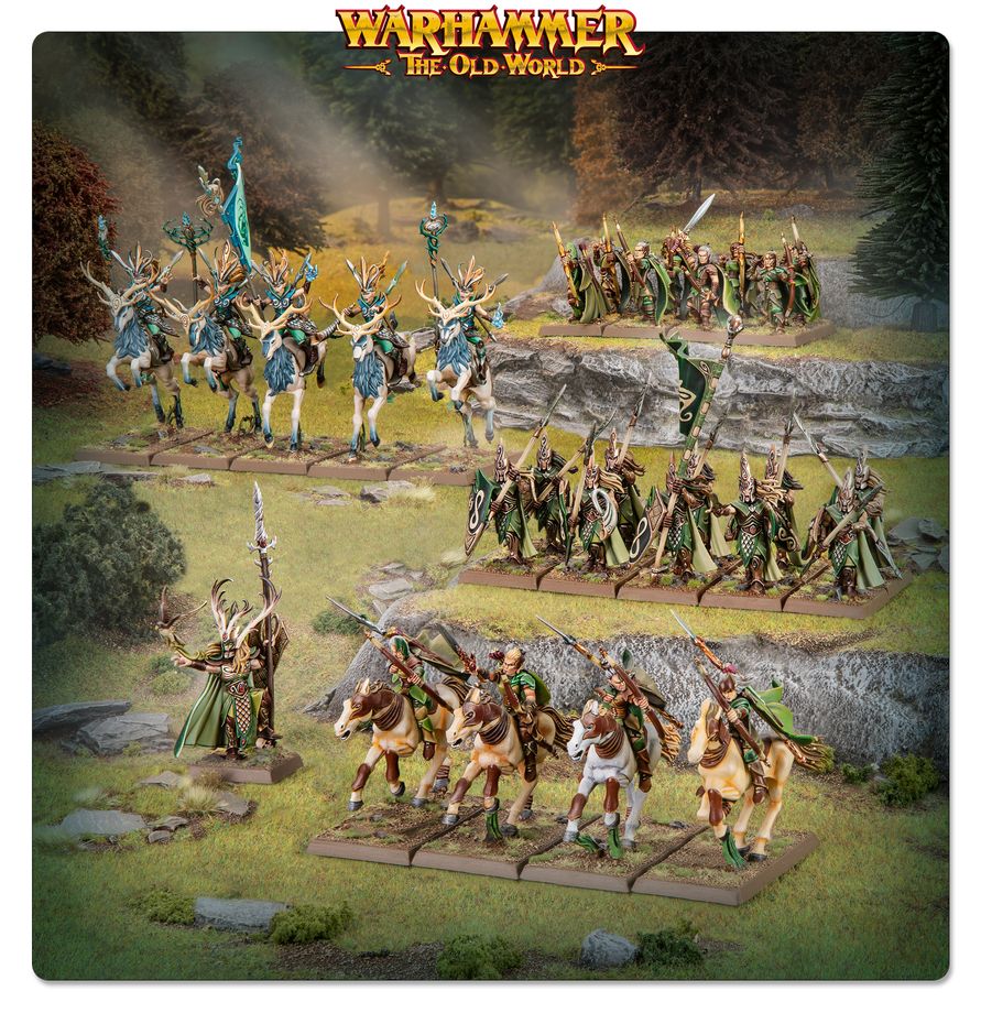 ( Pre Order ) Wood Elf Realms: Battle March Army