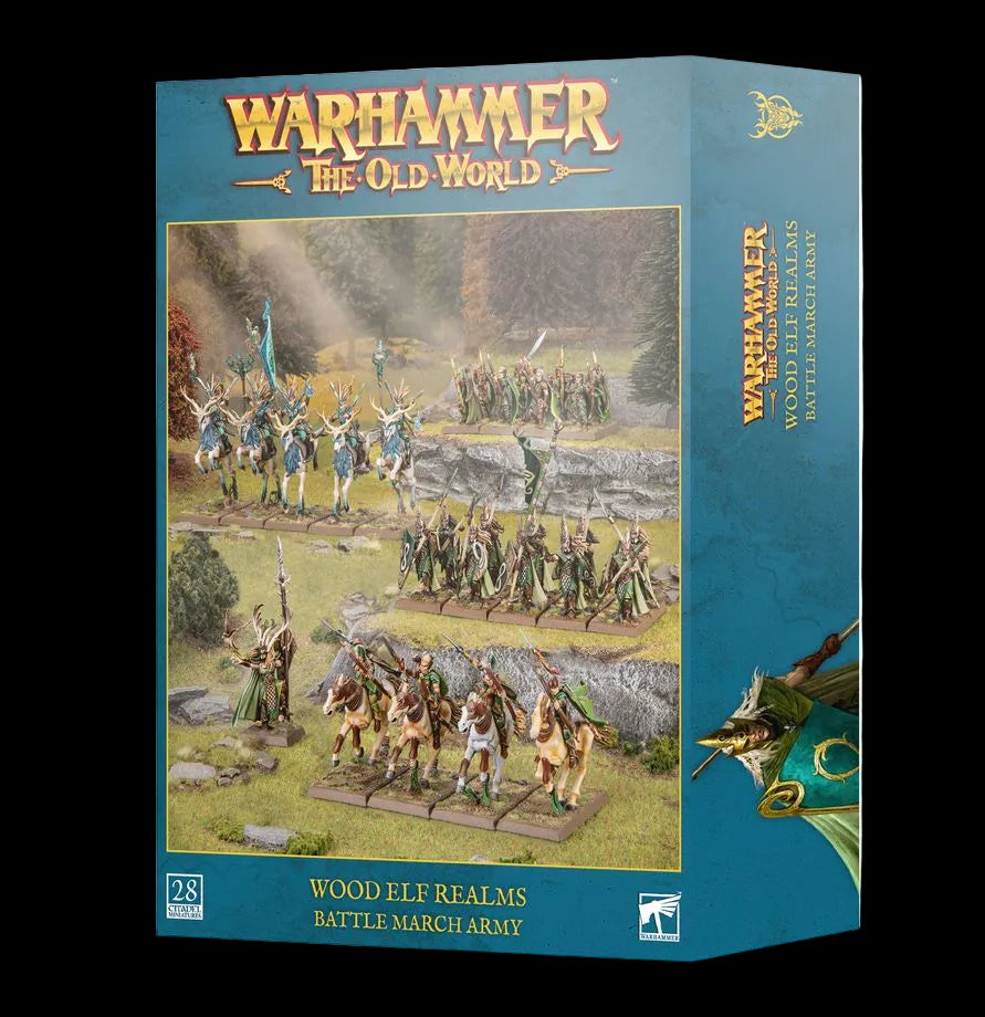 ( Pre Order ) Wood Elf Realms: Battle March Army