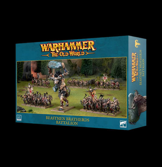 BEASTMEN BRAYHERDS set di 61 miniature BATTALION warhammer THE OLD WORLD età 12 BEASTMEN BRAYHERDS set di 61 miniature BATTALION warhammer THE OLD WORLD età 12
