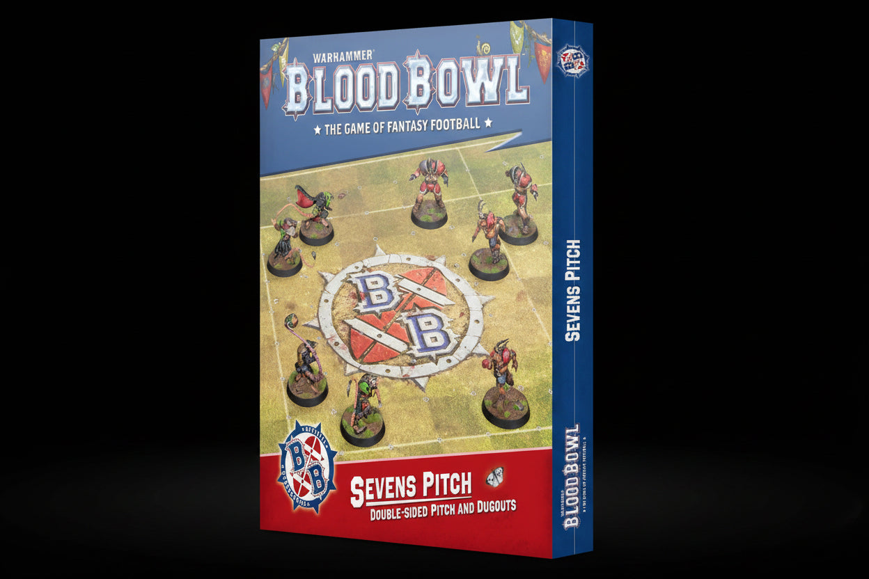 (Pre ordine) BLOOD BOWL Sevens Pitch: Double-sided Pitch and Dugouts