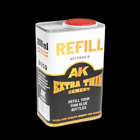 200 ML. REFILL – EXTRA THIN CEMENT (GLUE)