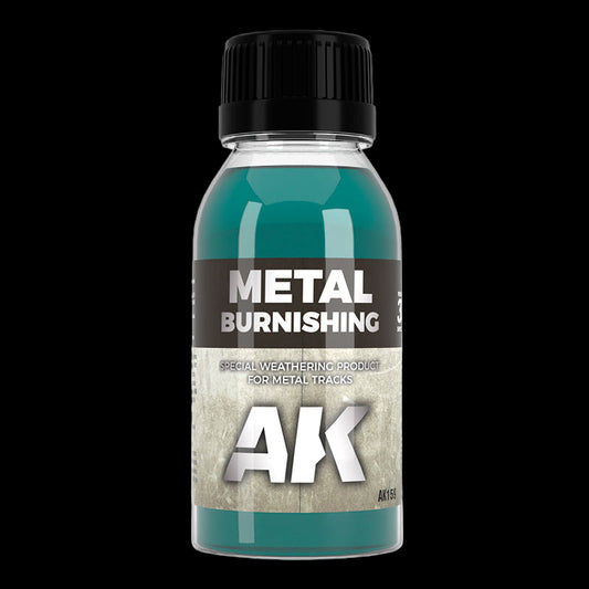 Metal burnishing fluid