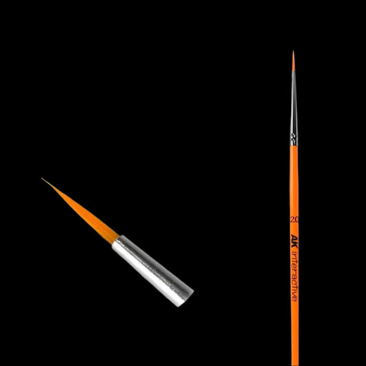 N°2/0 Round Brush. Synthetic