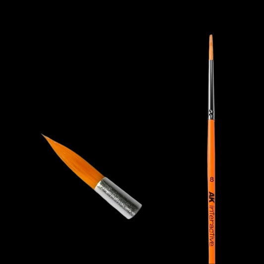 N°8 Round Brush. Synthetic
