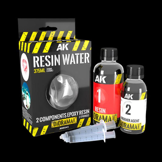 resin water 2 components epoxy resin 375ML