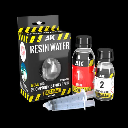 RESIN WATER 2 COMPONENTS EPOXY RESIN 180ml