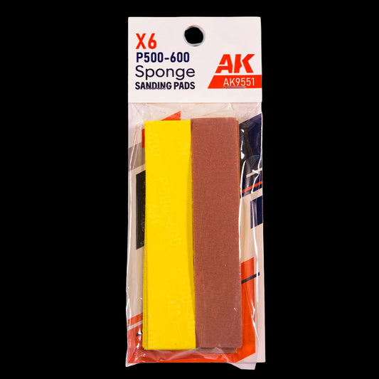 SPONGE P500-600 GRIT (6 UNITS) – ESPONJA ABRASIVA GRANO P500-600 GRIT (6 UNID)