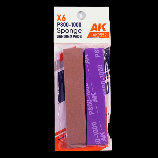SPONGE P800-1000 GRIT (6 UNITS) – ESPONJA ABRASIVA GRANO P800-1000 GRIT (6 UNID)