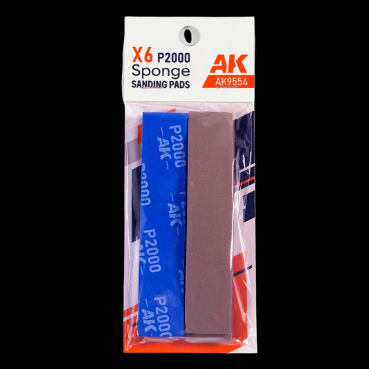 SPONGE P2000 GRIT (6 UNITS) – ESPONJA ABRASIVA GRANO P2000 GRIT (6 UNID)