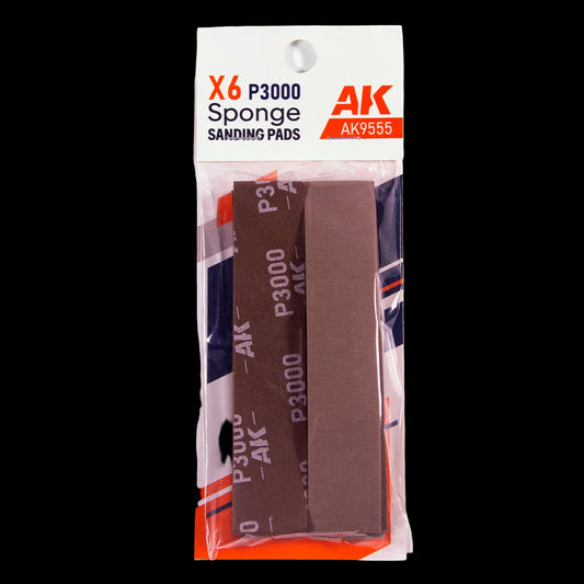 SPONGE P3000 GRIT (6 UNITS) – ESPONJA ABRASIVA GRANO P3000 GRIT (6 UNID)