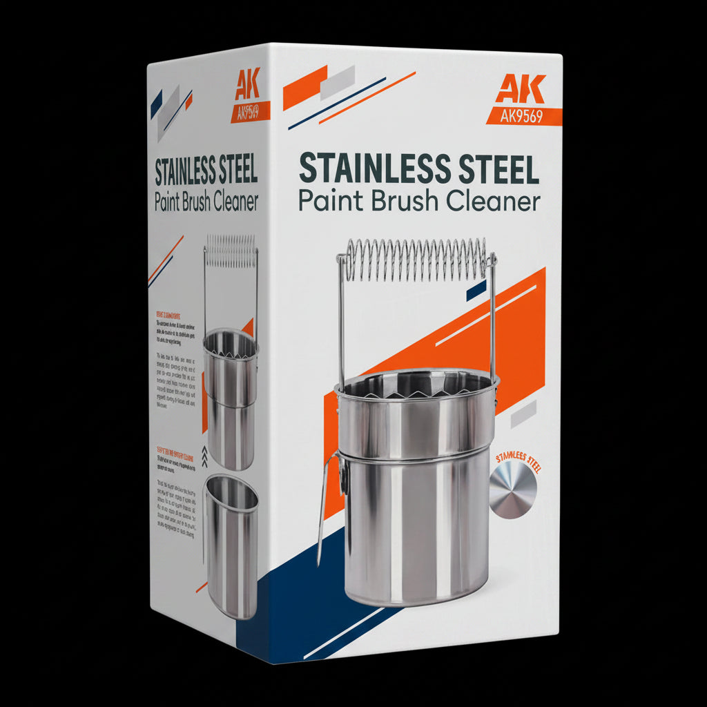 STAINLESS STEEL PAINT BRUSH CLEANER