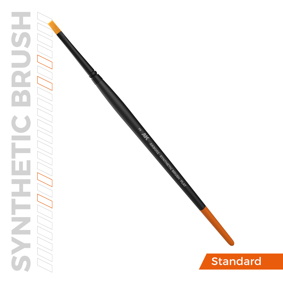 AK SYNTHETIC BRUSH – FLAT 2