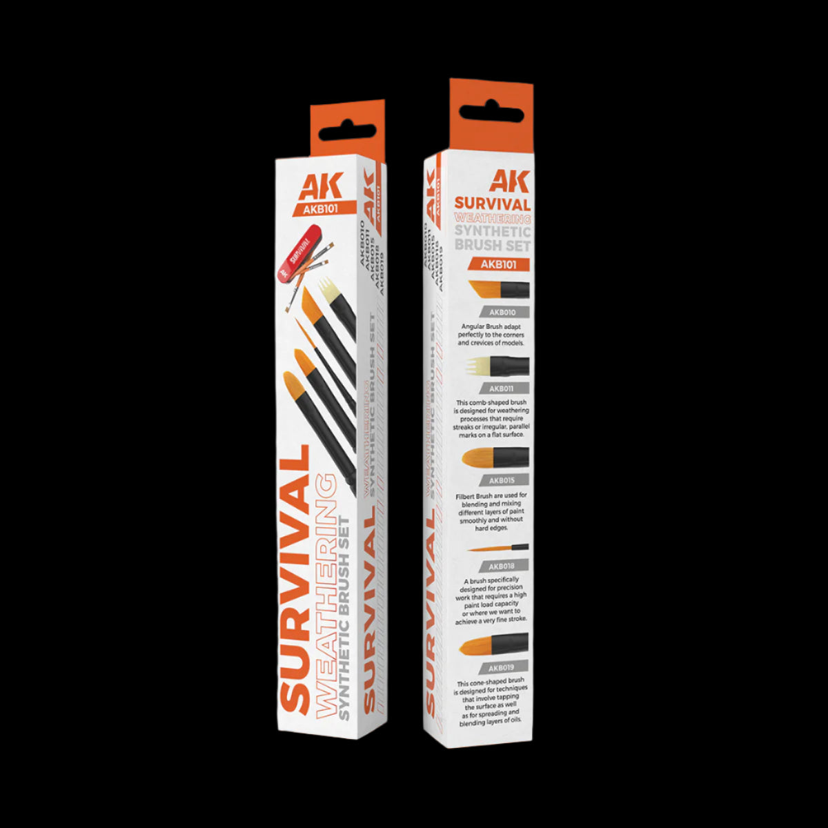 SURVIVAL WEATHERING BRUSHES SET