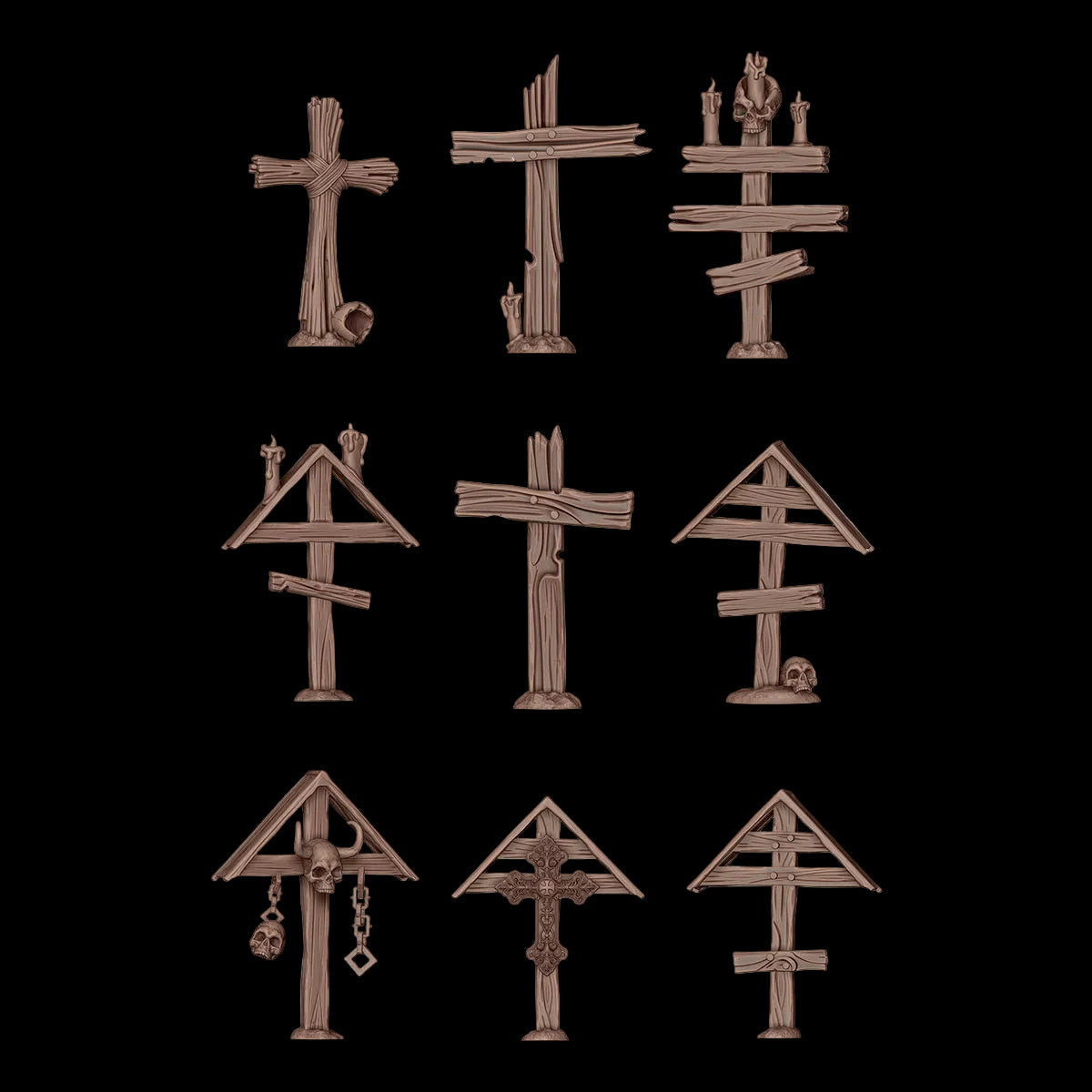 WOOD CROSSES – AK BASING BITS
