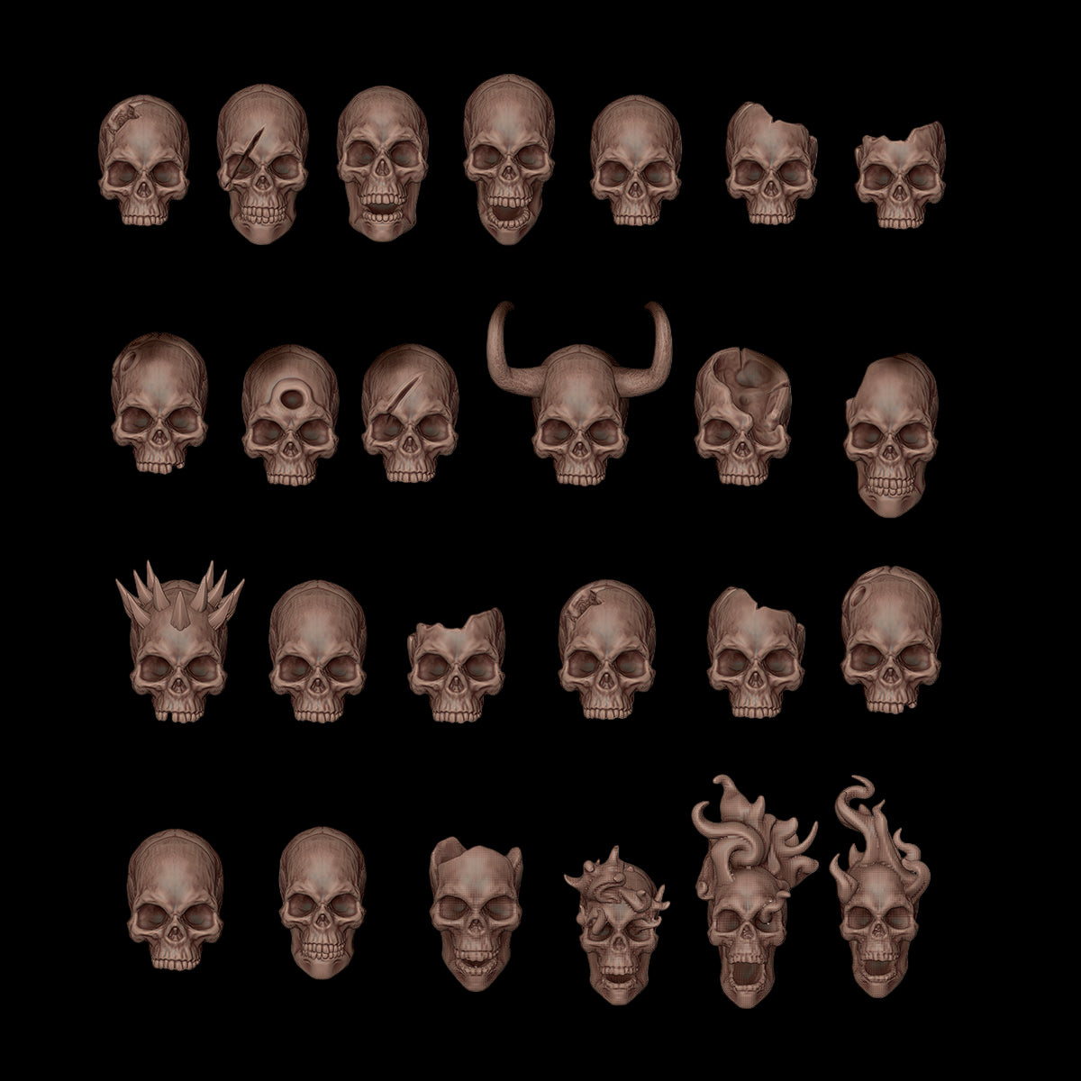SKULLS – AK BASING BITS