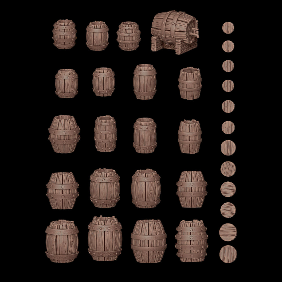 WOOD BARRELS – AK BASING BITS