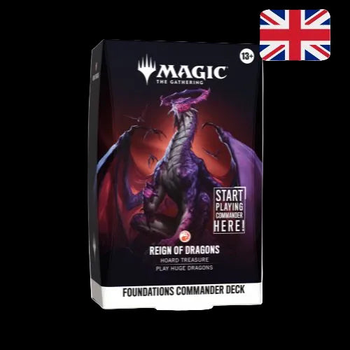Reign of Dragons Foundations Commander Deck ENG Magic the Gathering