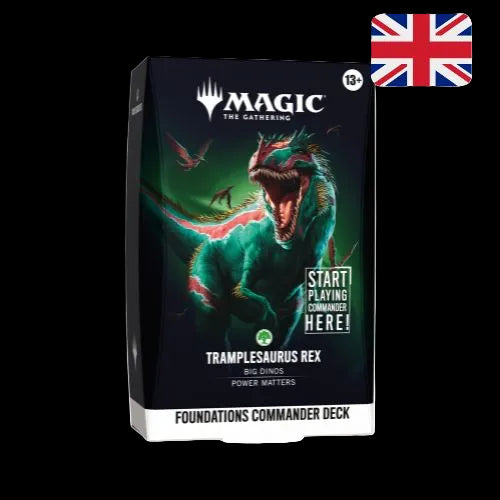 Tramplesaurus Rex Foundations Commander Deck ENG Magic the Gathering
