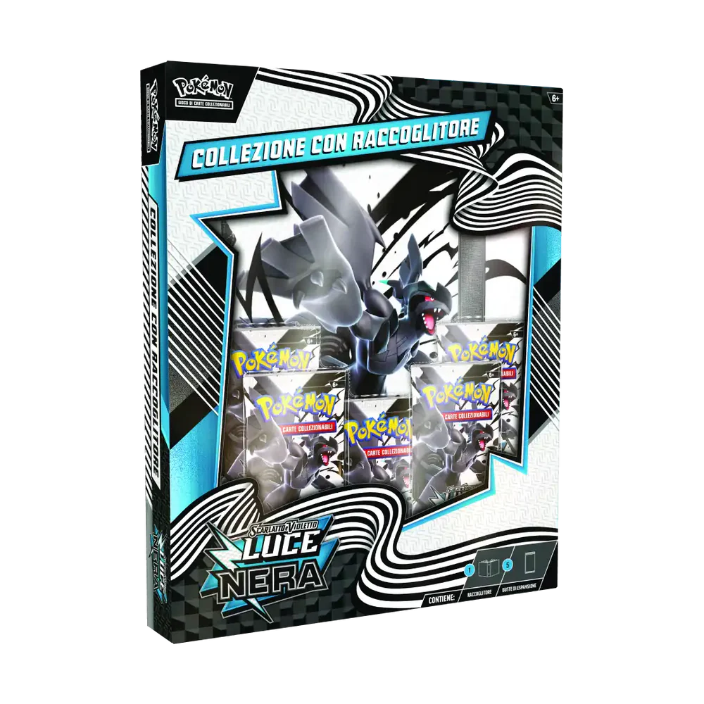 Pokemon Collezione Luce Nera con Raccoglitore ITA