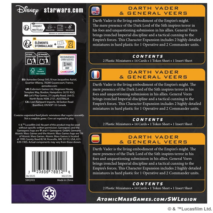 Darth Vader & General Veers Character Expansion