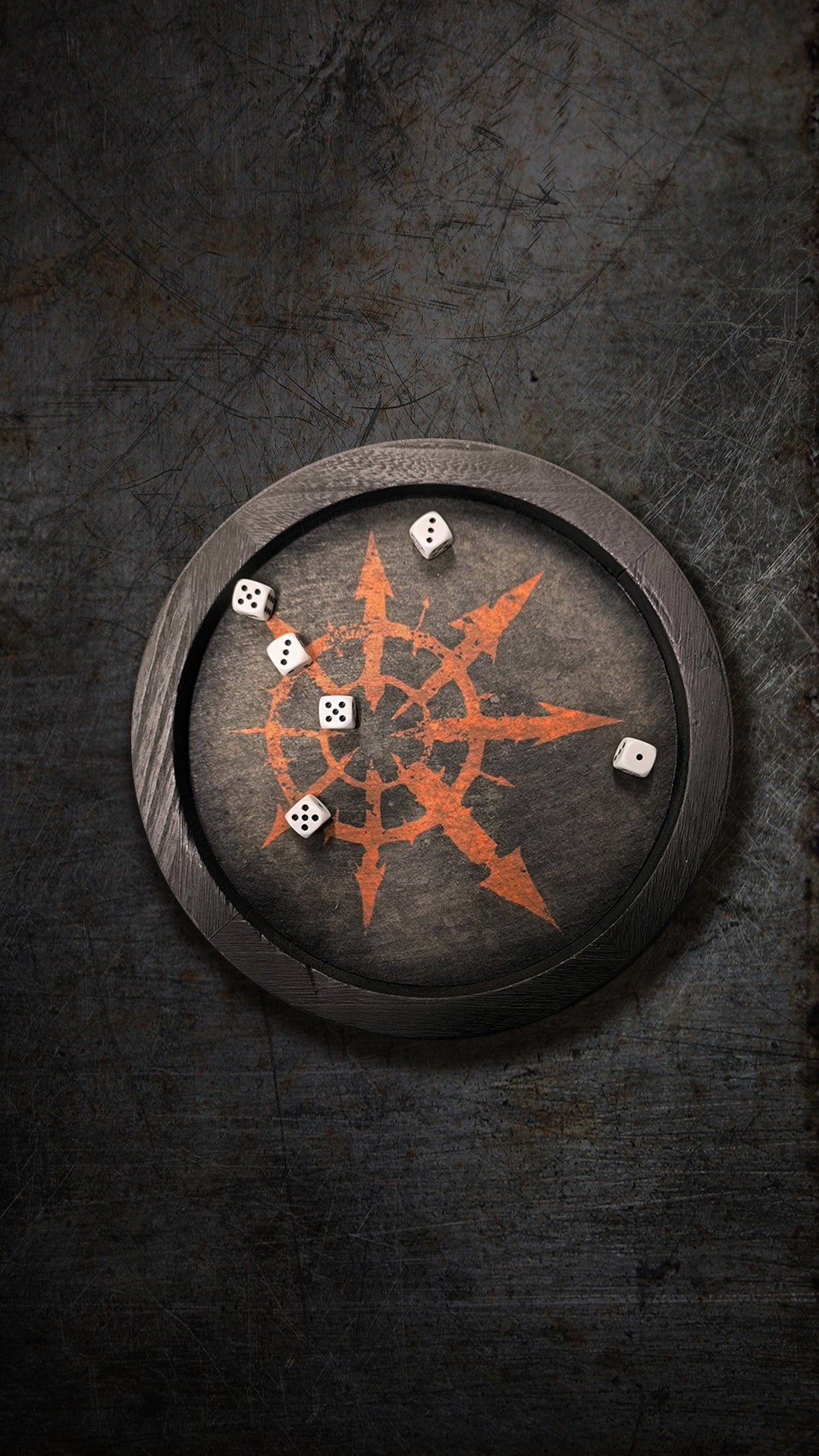 Tira Dadi con tappetino Chaos nero