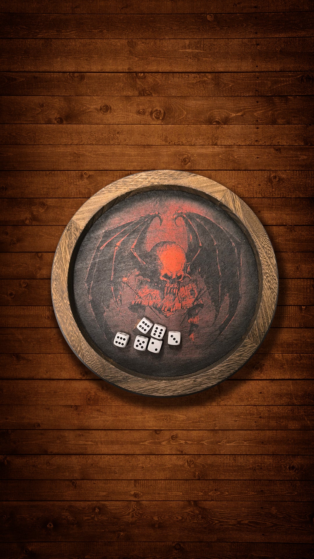 Tira Dadi con tappetino Vampiro